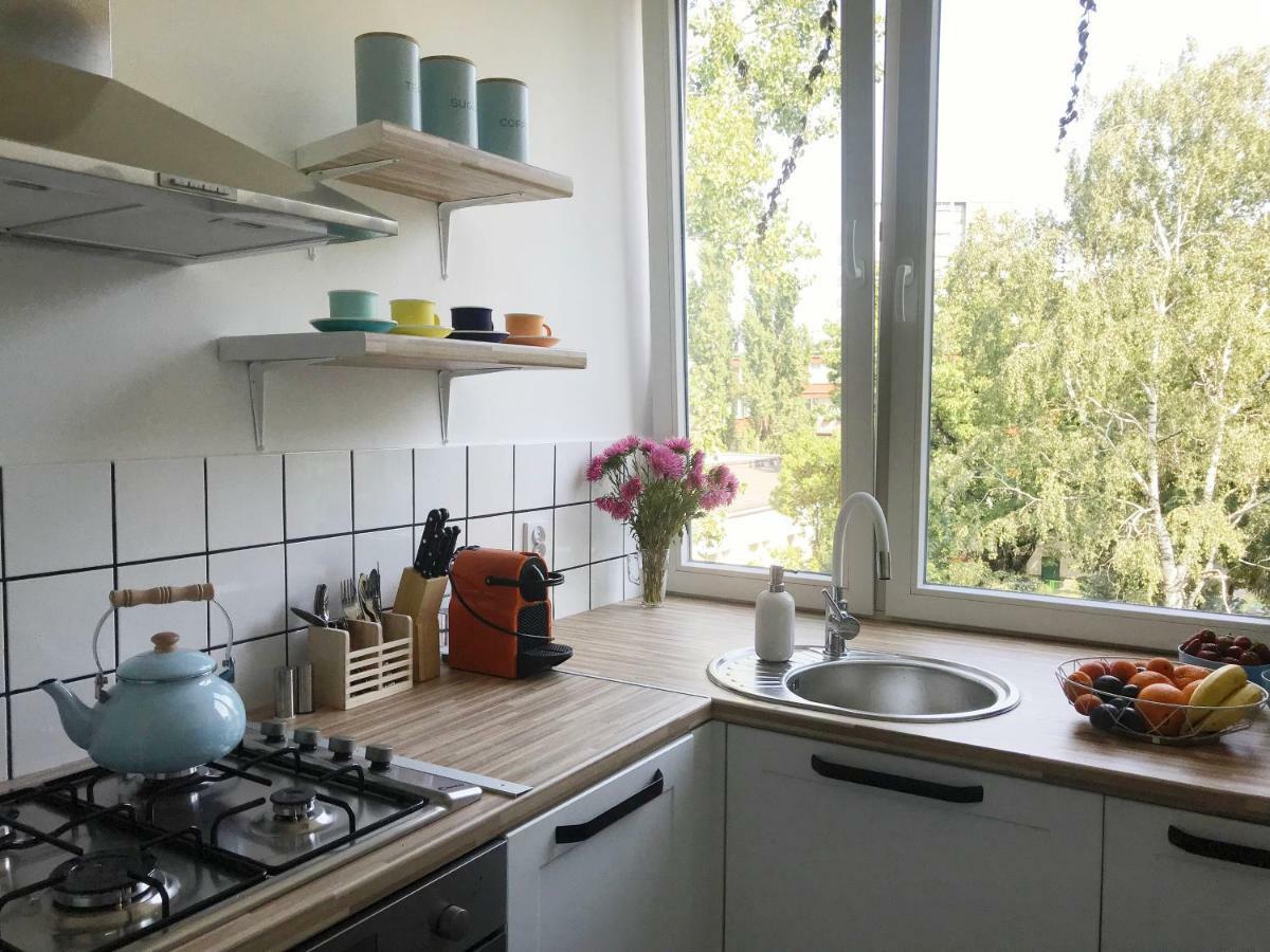 Sloneczny I Cichy Apartament Przy Starym Miescie Varsovia Exterior foto